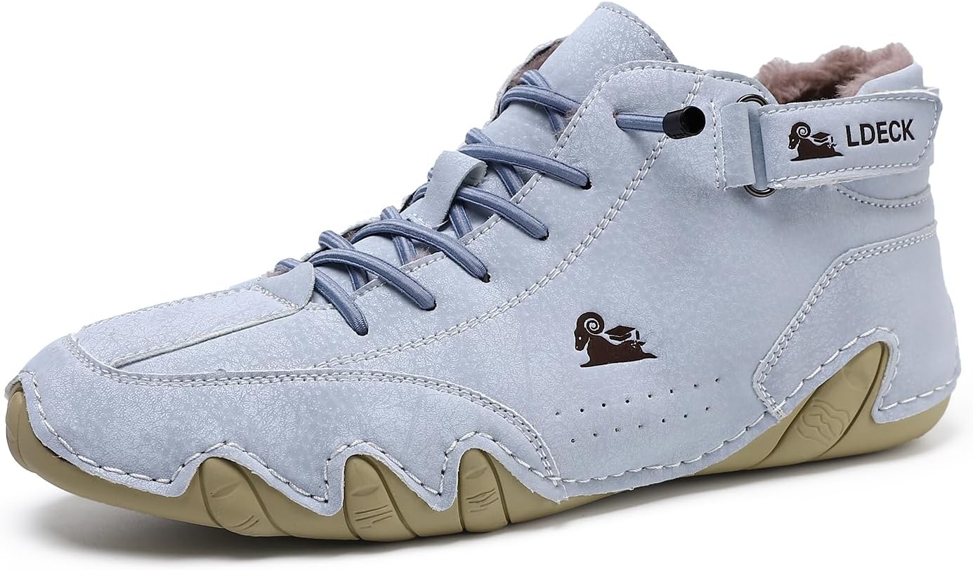 Echte Leder Barfußschuhe Herren & Damen - Ultra Bequeme Sneaker Mit Rutschfester Sohle