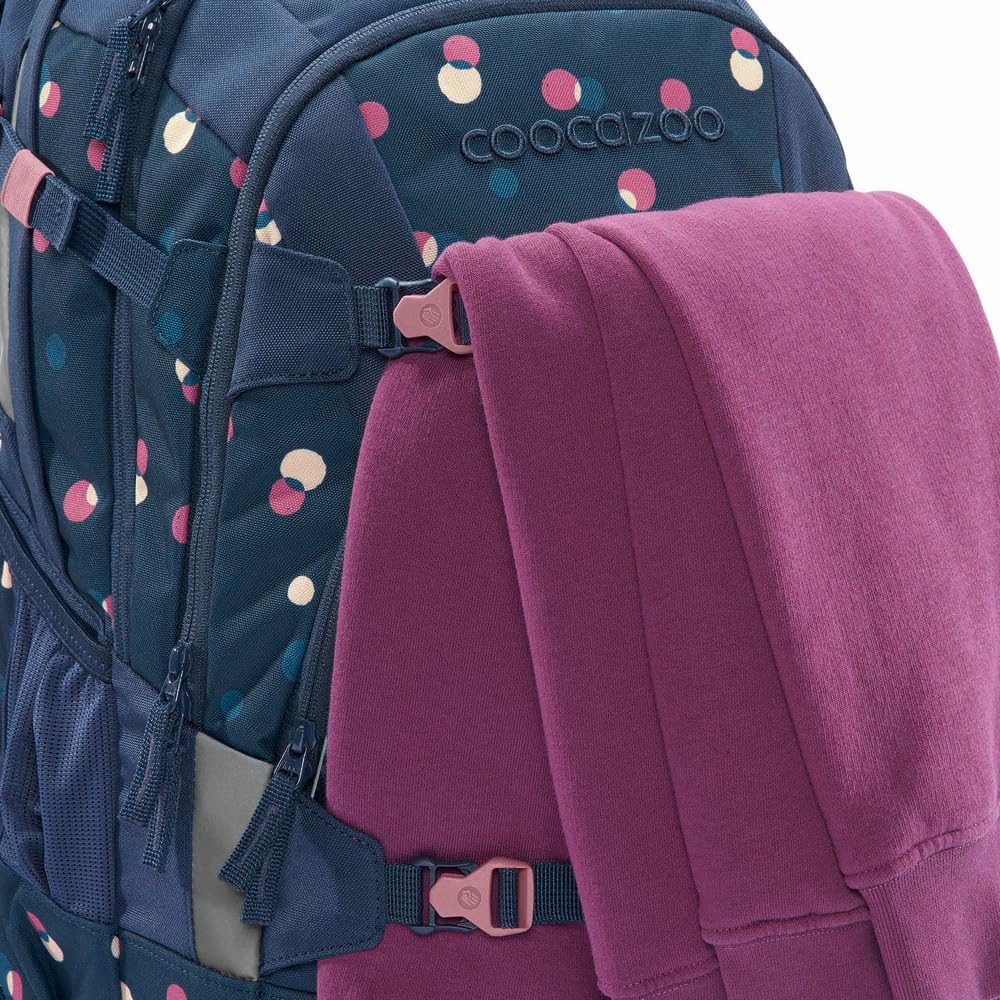 coocazoo MATE Schulranzen-Set 3tlg für Mädchen und Jungen ab der 4. Klasse mit Rucksack. Schlamperetui und Sportbeutel (Bubble Dreams)