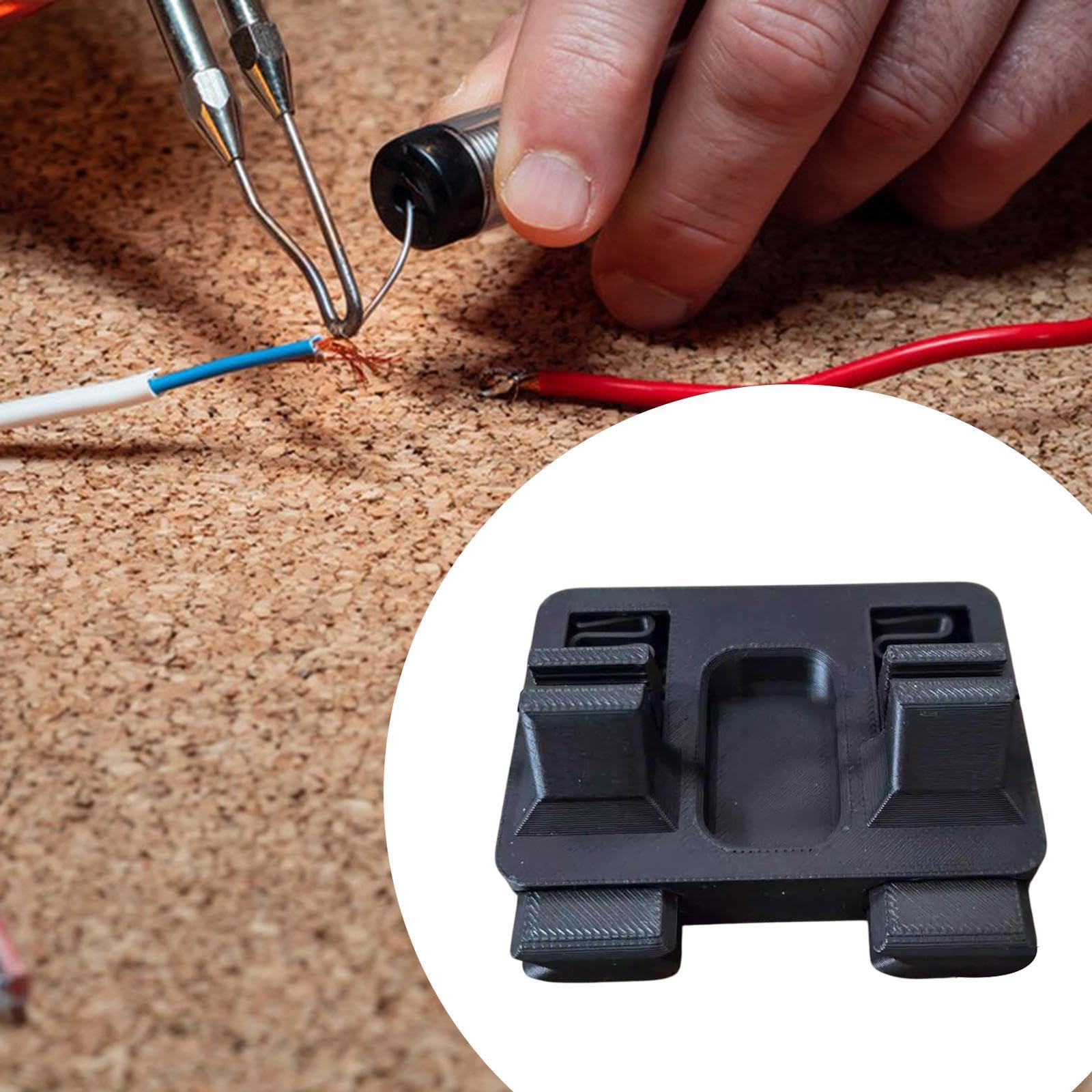 MYCENSE Electric Wire Welding Fixture Wire Soldering Aid Multifunctional Retaining Clip Soldering Clamp Bracket Spare Parts Utility, Black