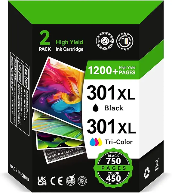 Cartouche Encre 301 XL Remplacement pour HP - Cartouche Most