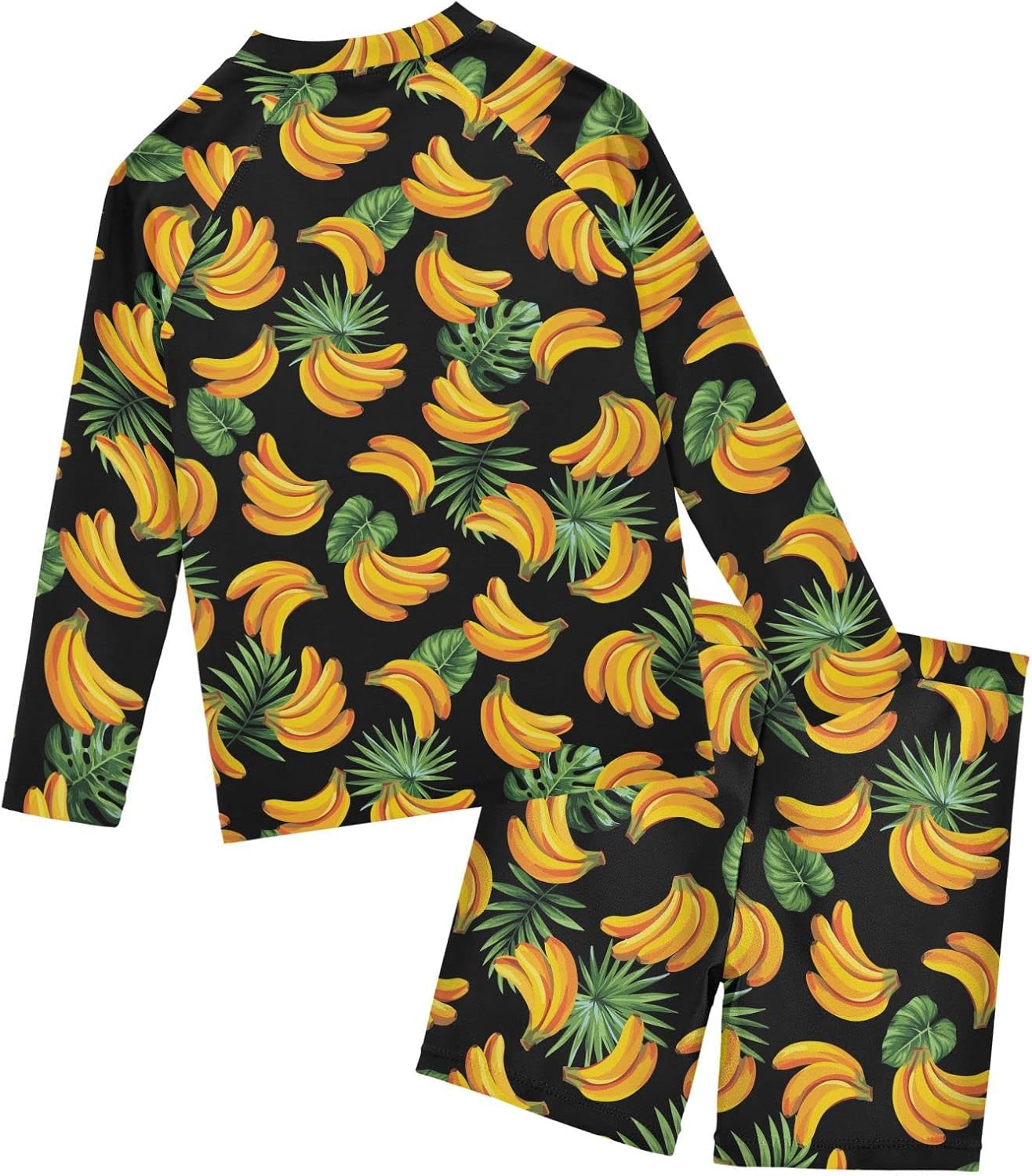 Dragon Tiger Boys Swimsuit Rash Guard Toddler Kids Long Sleeve Swim Shirt and Trunks 3-10T - Image 2