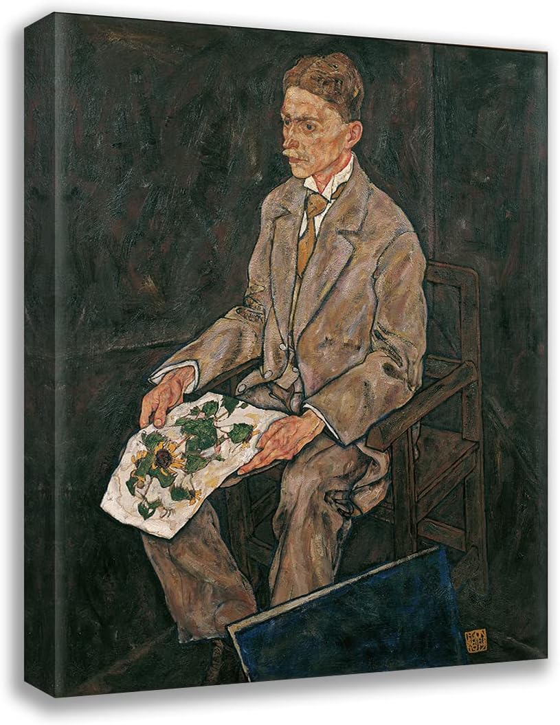 ArtDirect Portrait Dr. Franz Martin Haberditzl (1917) 36x47 UnFramed Museum Art Print Poster Ready for Framing by Egon Schiele (Austrian, 1890-1918)