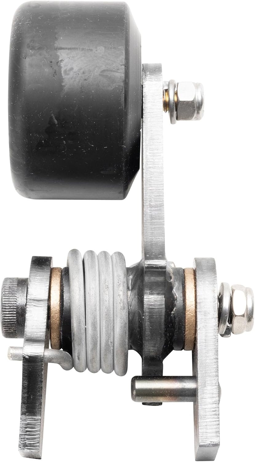 Monstercraftsman Motorcycle Chain Tensioner - Durable Steel, TIG Welded & Weld-On Chain Tightener Single Sided Skate Wheel - Universal Fit for Chopper, Bobber, Cafe Racer