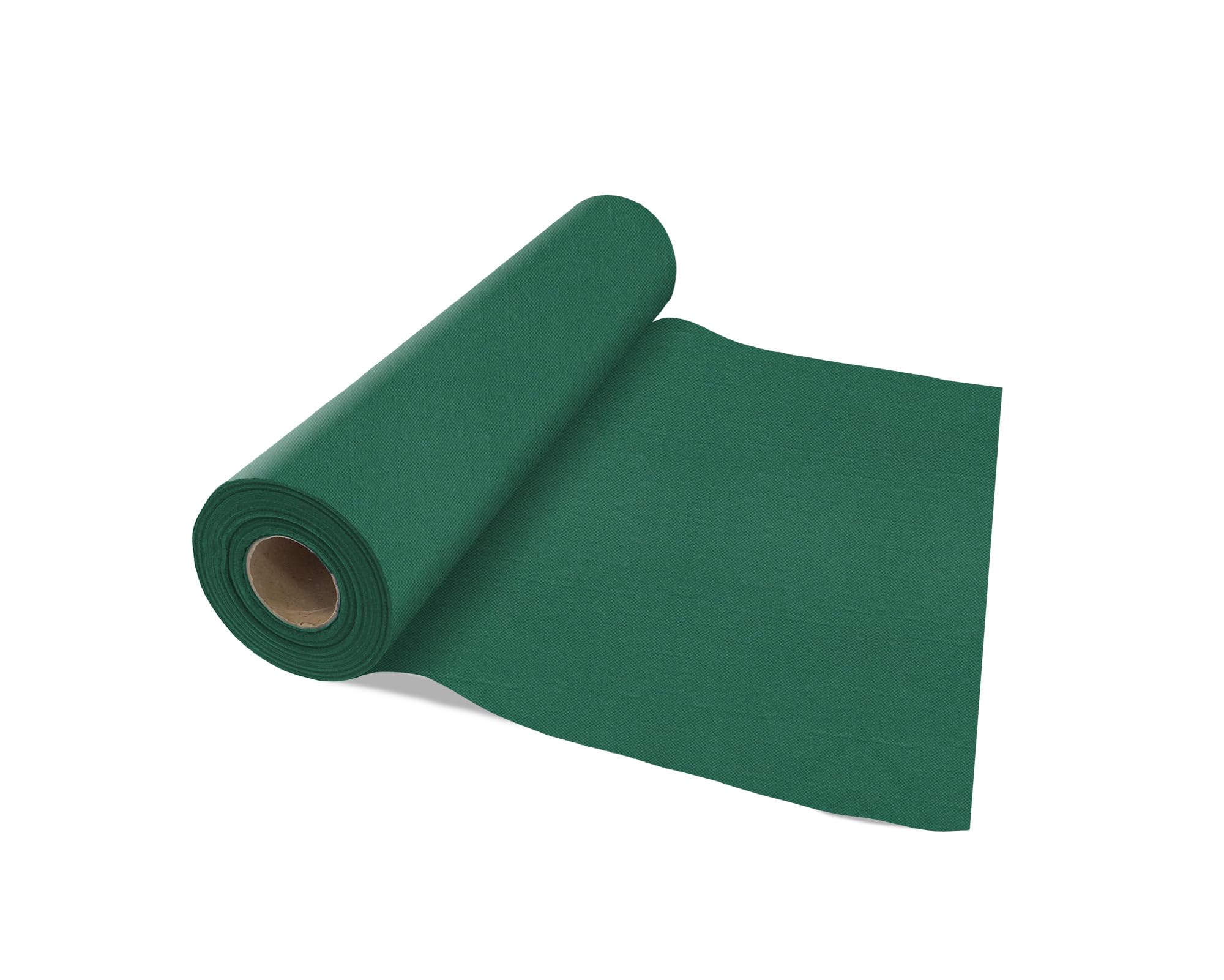 VelaHub Airlaid 20 Table Runners 40 x 120 cm 24 m Roll Disposable Runner Green