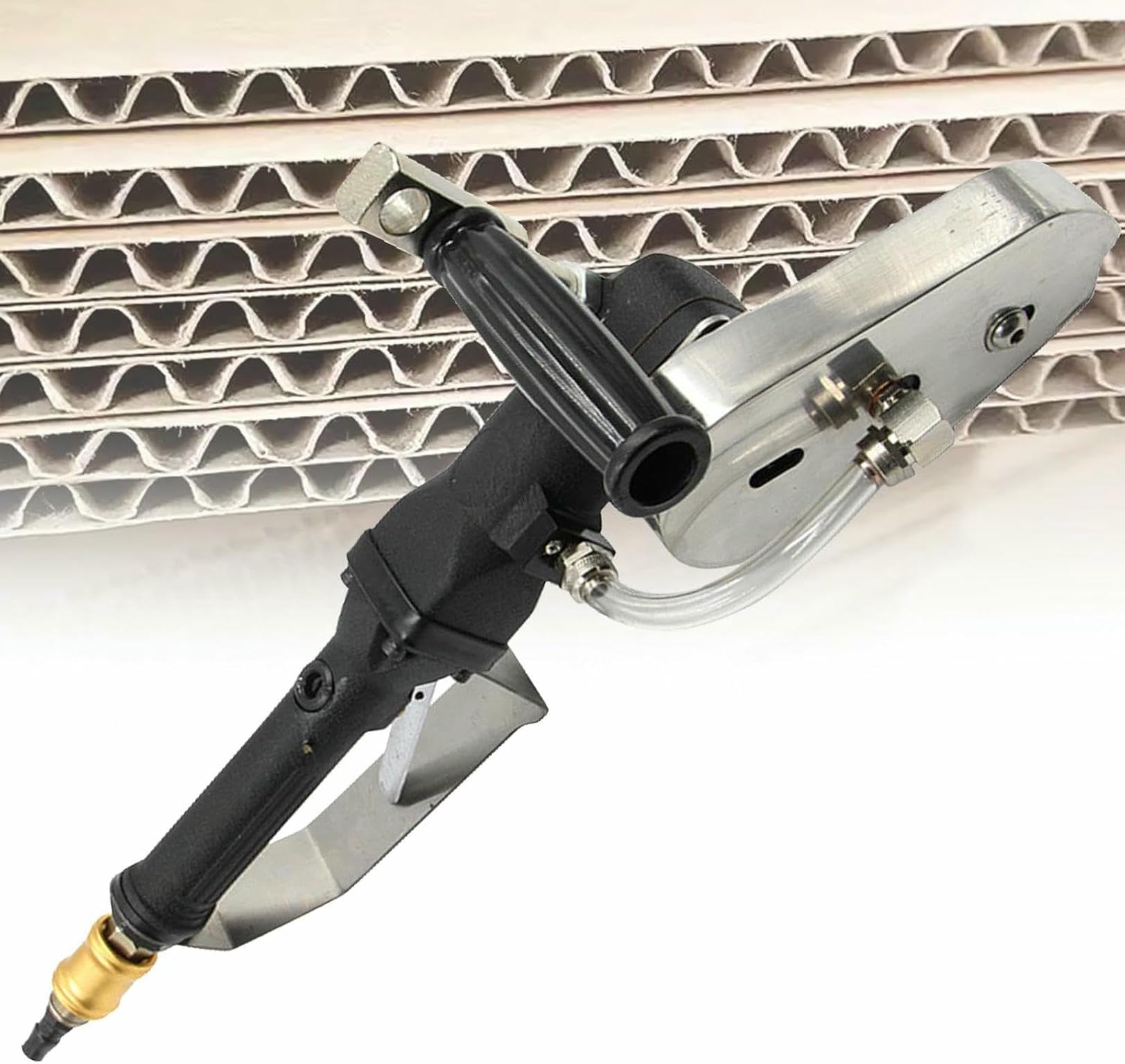 Machine de désaccage de griffe double pneumatique pour bords de carton