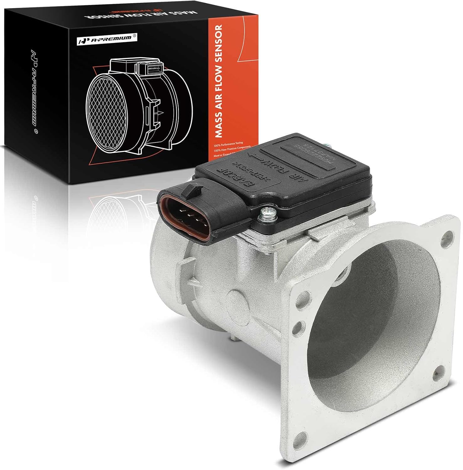 A-Premium Mass Air Flow Sensor Meter Assembly W/ 4Pins [1.9 2.3 3.0L] Compatible with Ford Escort/Taurus 1994-1995, Ranger 1993-1995 & Mazda B3000/B2300 1994 & Mercury Sable/Tracer 1994-1995