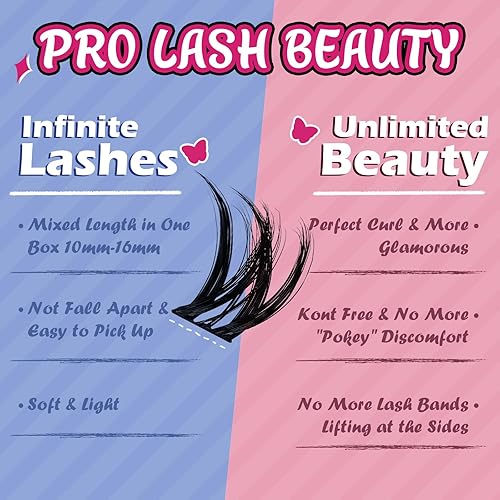 Miniatura 2 de 48 piezas de pestañas en grupo PRO, extensiones de pestañas de 10 a 16 mm, finas, para dar volumen, con banda superdelgada, son reutilizables,