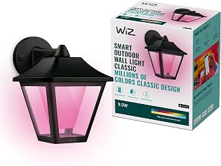WiZ SMART OUTDOOR WALL LIGHT CLASSIC, 16 Million Colors, Compatible with Alexa, Google Assistant, Bluetooth Compatible, No... Price In India