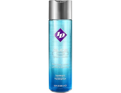 ID Glide 8.5 oz Water-Based Personal Lubricant: Experience Intimate Bliss with a Natural Feel