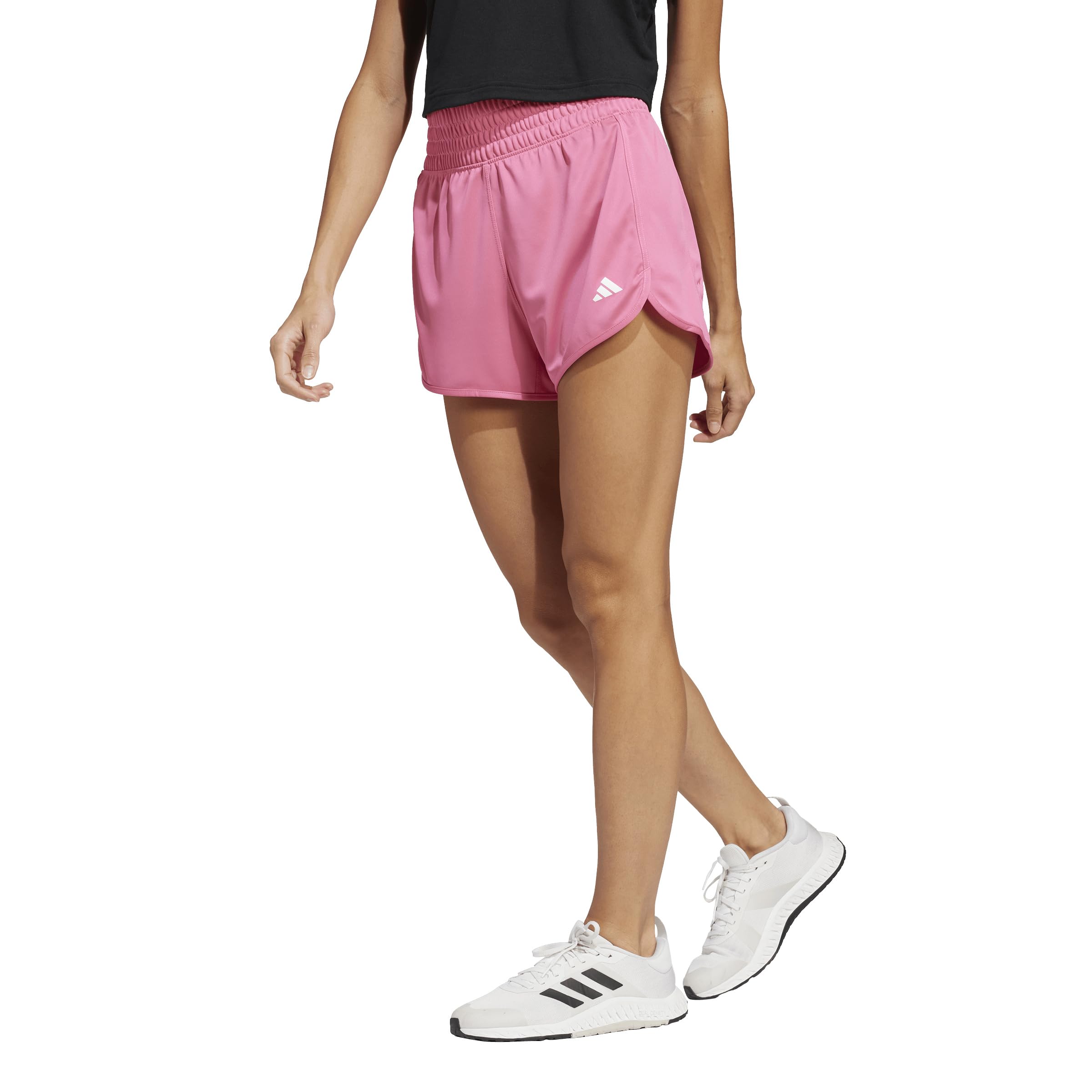 adidas Women's Pacer Essentials Knit High-Rise Shorts