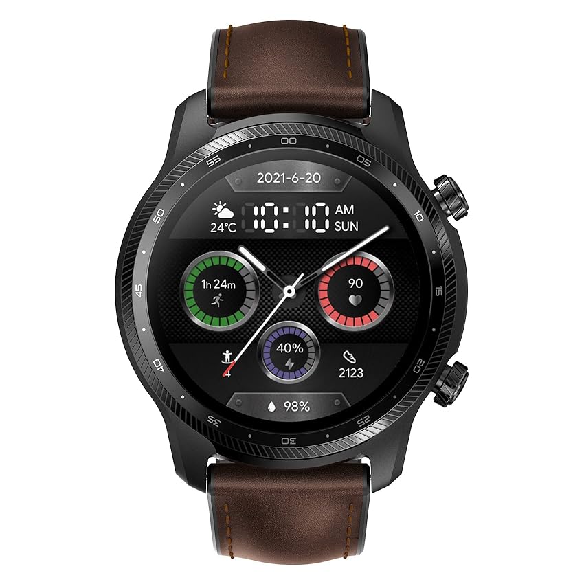 Immagine del prodotto TicWatch Pro 3 Ultra 4G/LTE Smartwatch Connessione cellulare Qualcomm SDW4100 e Mobvoi Dual Processor System Wear OS for Men Ossigeno Nel Sangue (funzione LTE non disponibile in Italia)