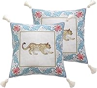 Vista 46 de patdrea Fundas de almohada de diseño floral vintage para sofá, fundas de almohada de lino marrón amarillo con patrón de pájaro y rosa, cojín