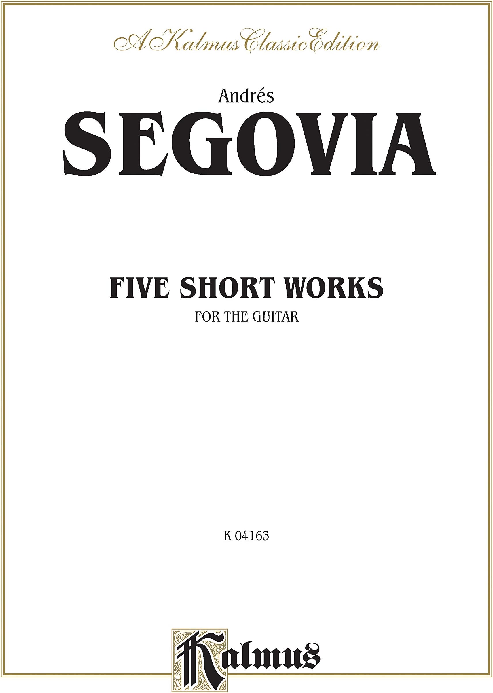 Five Short Works for the Guitar