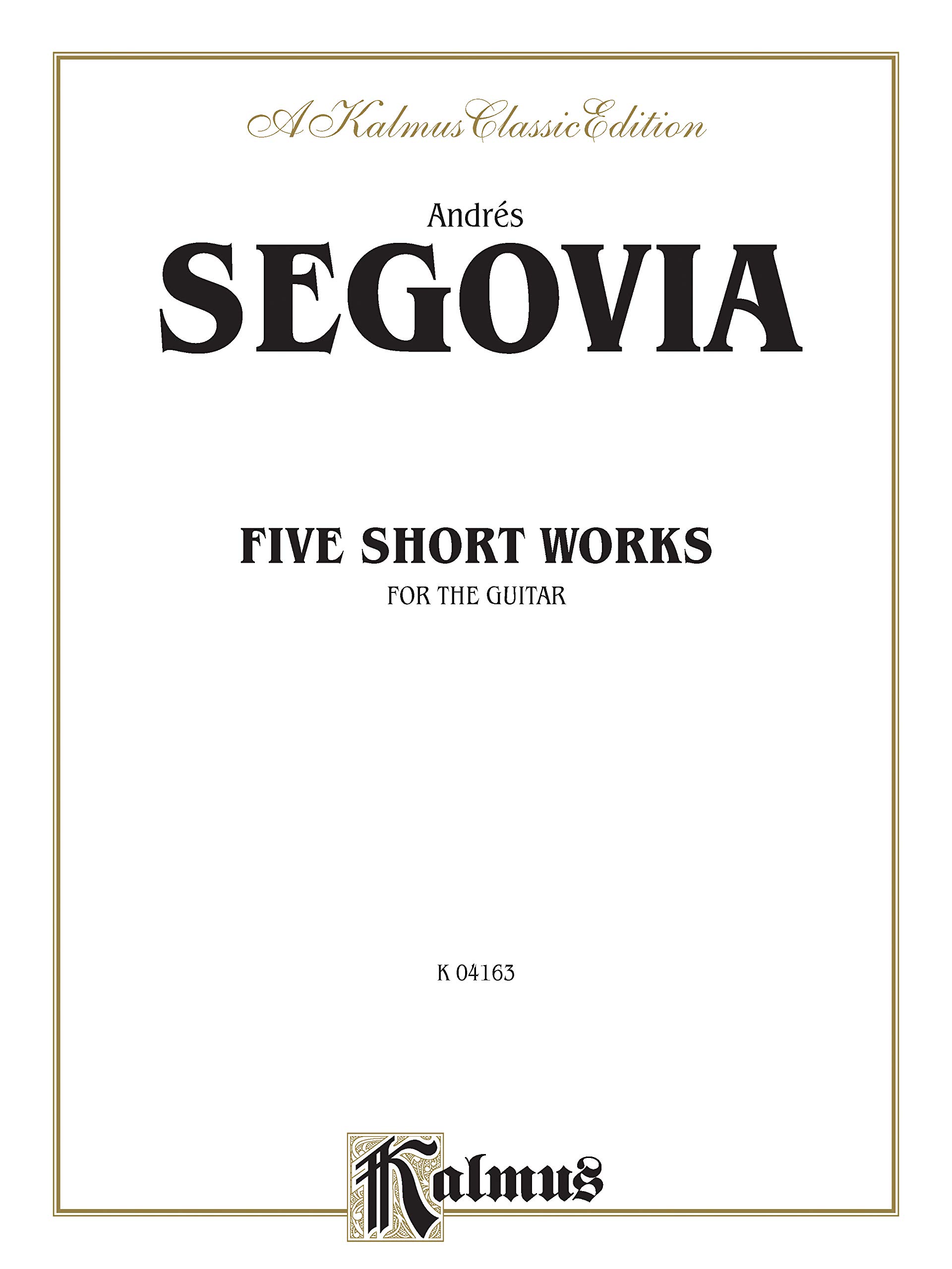 Five Short Works for the Guitar