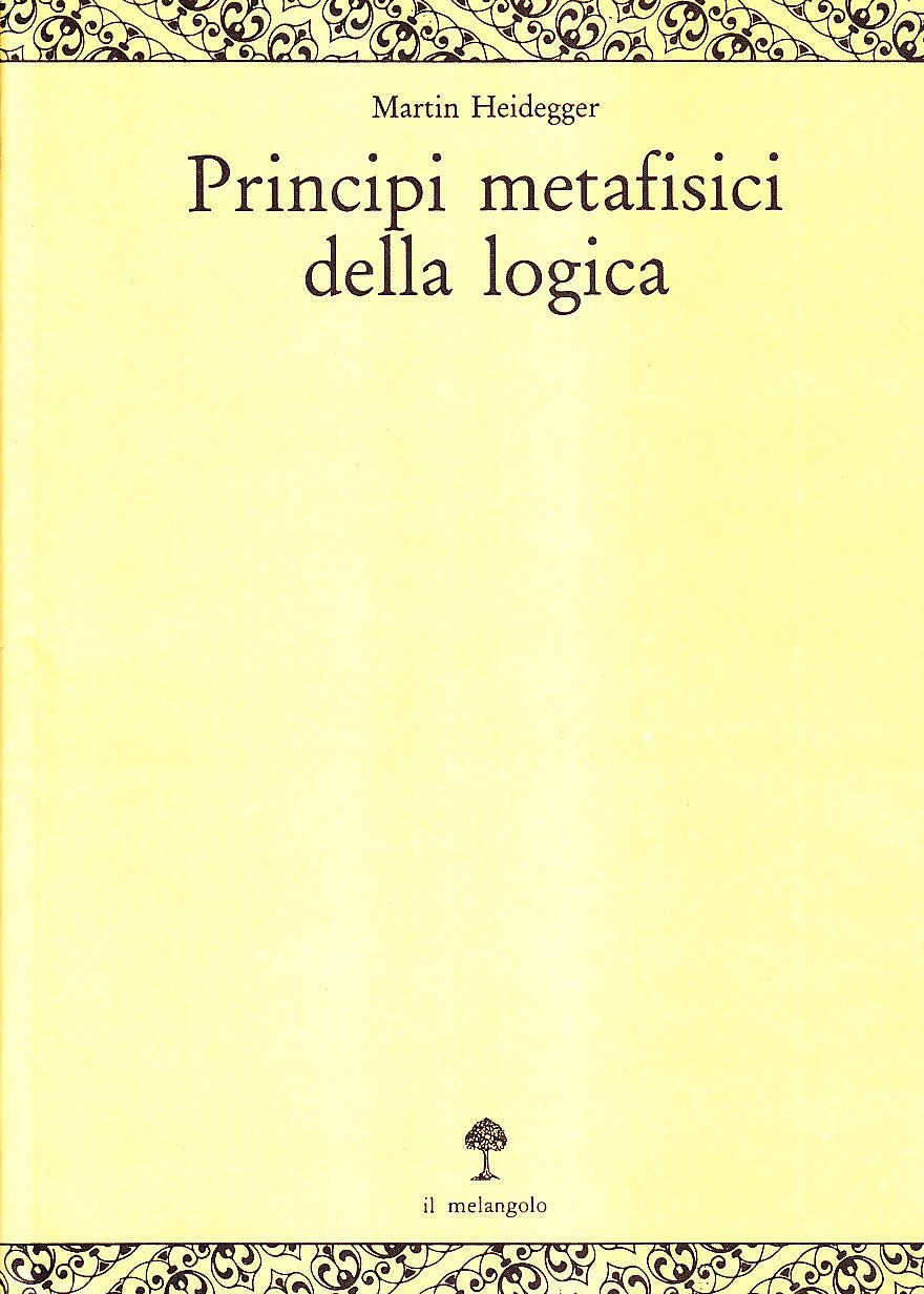 Principi Metafisici Della Logica - 4