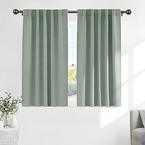 Miniatura 48 de PONY DANCE Cortinas opacas para habitación infantil - Juego de paneles de cortina con aislamiento térmico, cortina con pestaña oculta/bolsillo para