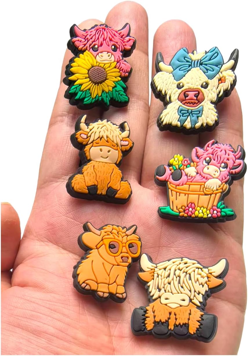 Cute Animal Shoe Charms for Clogs and Sandals, Cartoon Clog Charms Accessories, Kawaii Style Colorful Novelty Shoe Decoration Accessories, Easy Fit Gift Idea