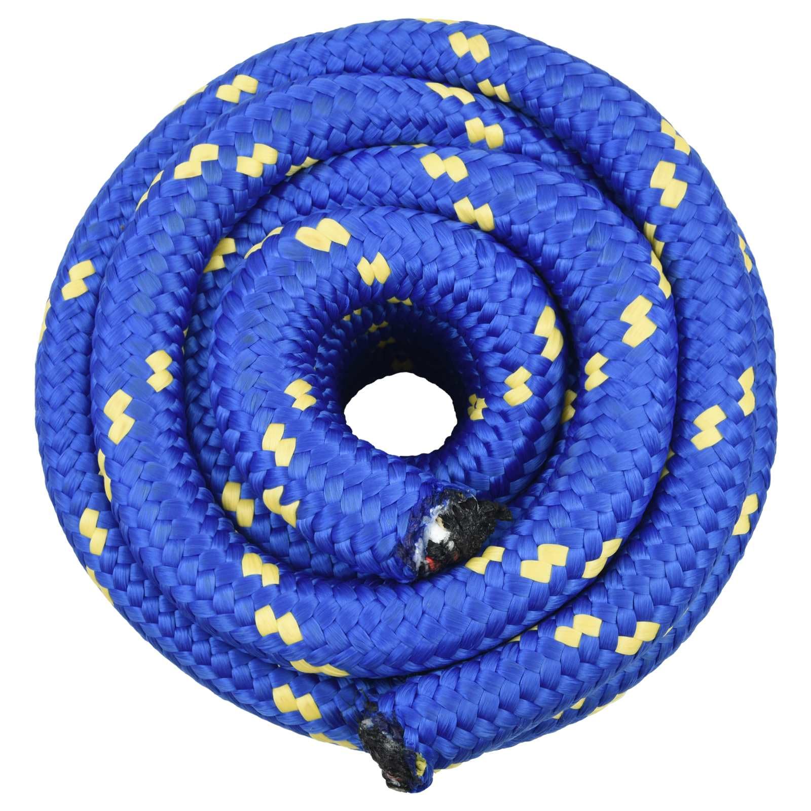 Bootsseil blau aus PP, 5 m Länge, 5 cm Durchmesser, leicht und schwimmfähig, wetterfest für Segeln, Boot, Camping, Outdoor, Werkstatt, Befestigung und Sichern