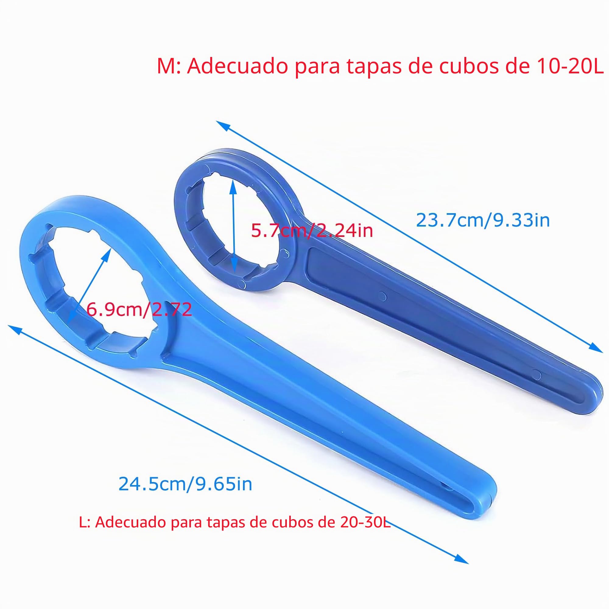 Llave de Bidón Hezhou DIN 41/51/61 Doble Cara 5/10/20/25/30 L Simple y Práctica
