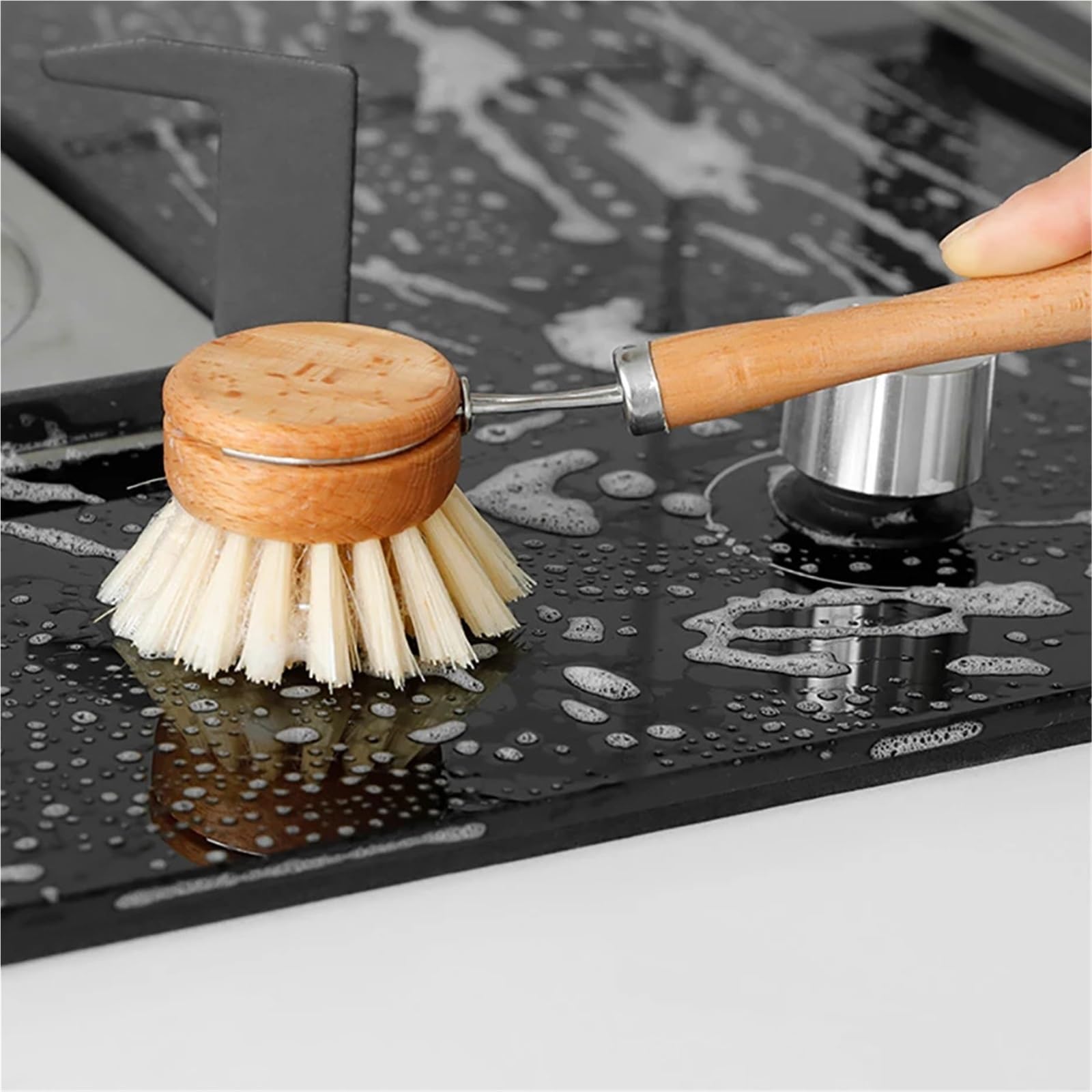 Cepillo de Limpieza Cocina, Platos, ollas, sartenes, Cepillo Lavado for Fregadero para Cocina