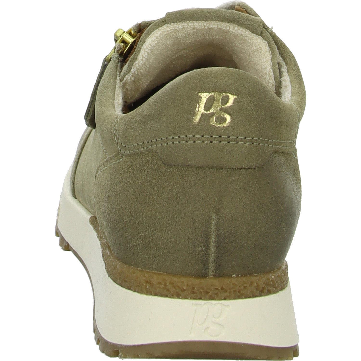 Paul Green Zapatilla 5310-097 Gris Piel Verde Mujer