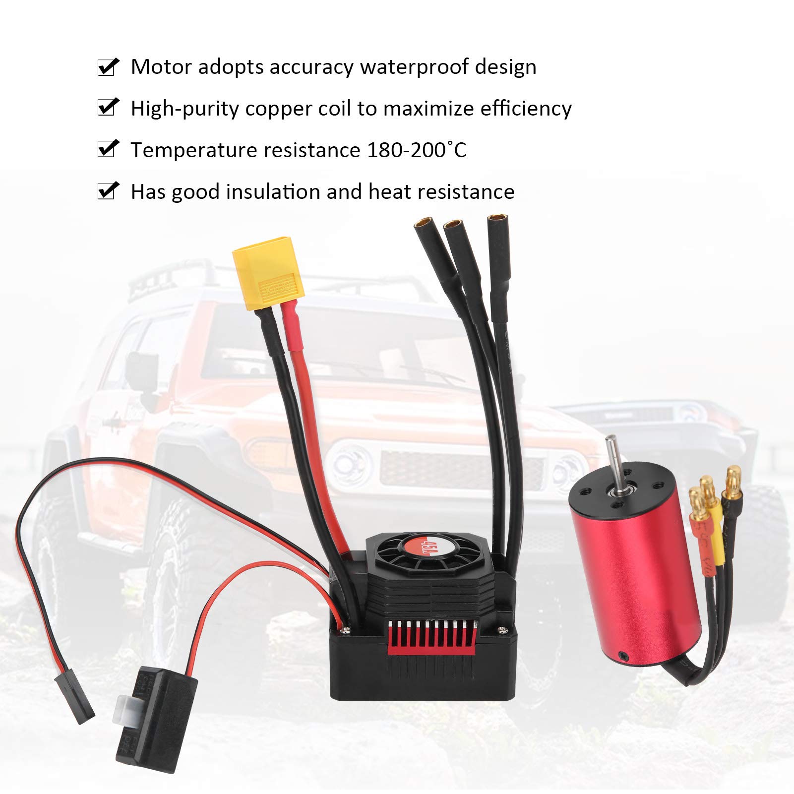Goolrc S3660 3300kv Sensorloze Borstelloze Motor 60a Borstelloze Esc En Programmeerkaart Combo Set Voor 110 Rc Auto Vrachtwagen