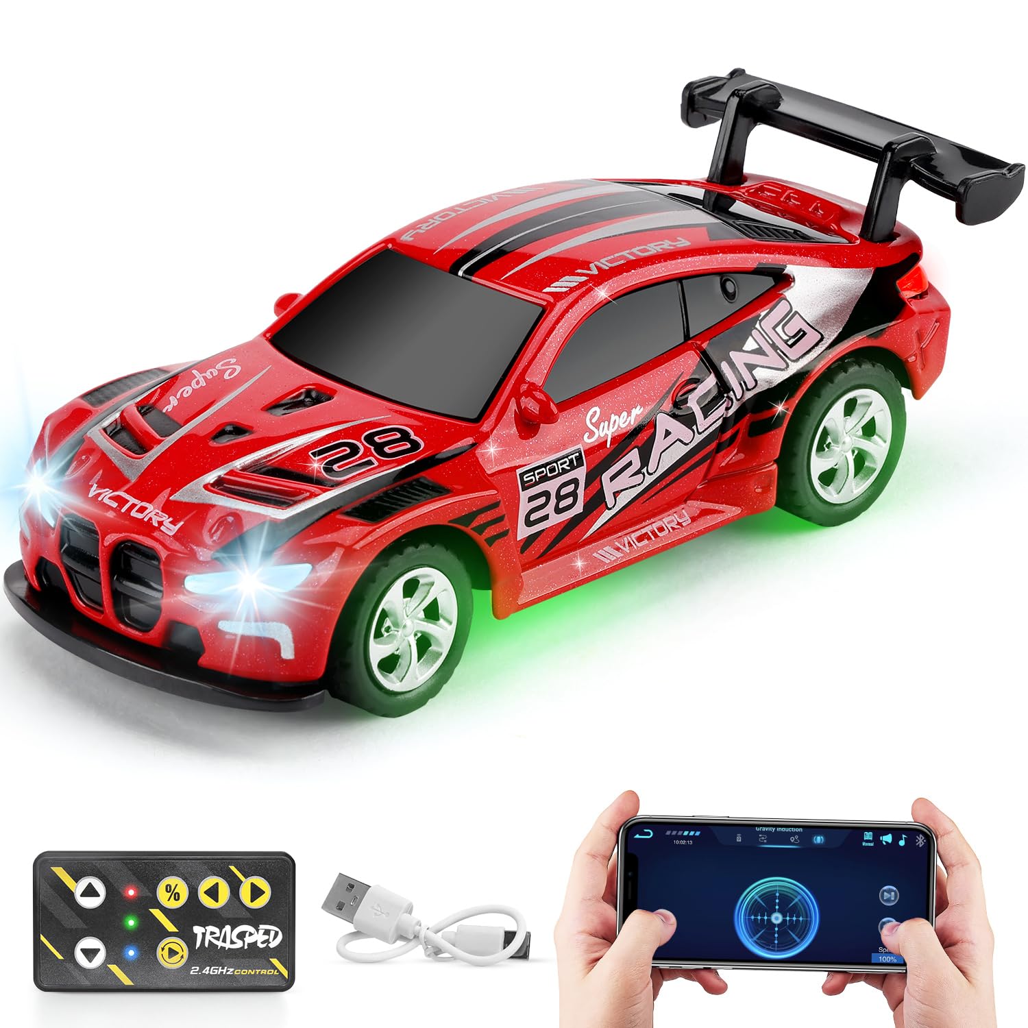 SASBSC Mini RC Toy Cars for Boys Kids Adults