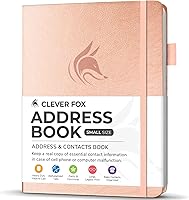 Vista 25 de Clever Fox - Libreta de direcciones con pestañas alfabéticas - Libro de teléfono y direcciones de cuero PU para mantener los contactos seguros