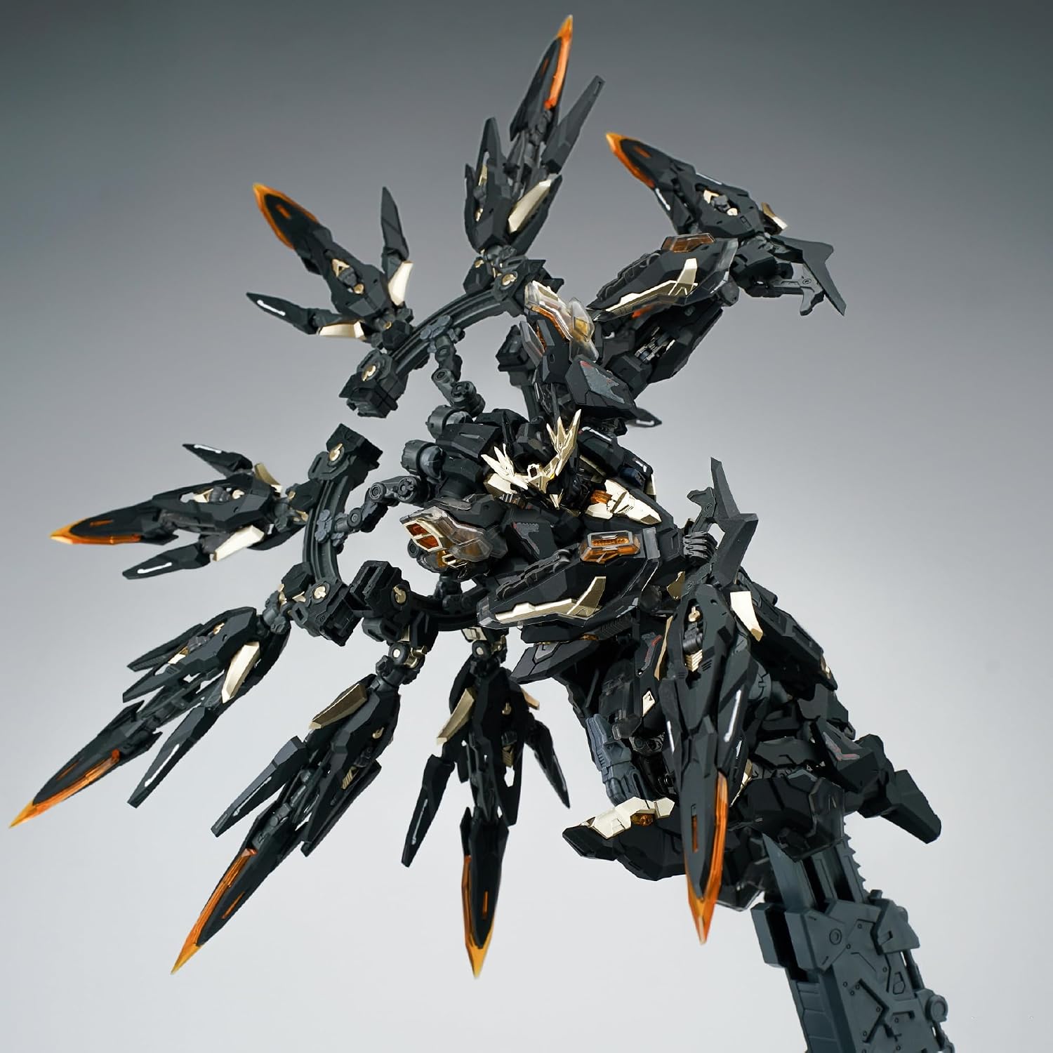 YSBRING Vientiane Fusion 1/100 Scale Black Apocalypse Alloy Frame Model Kits