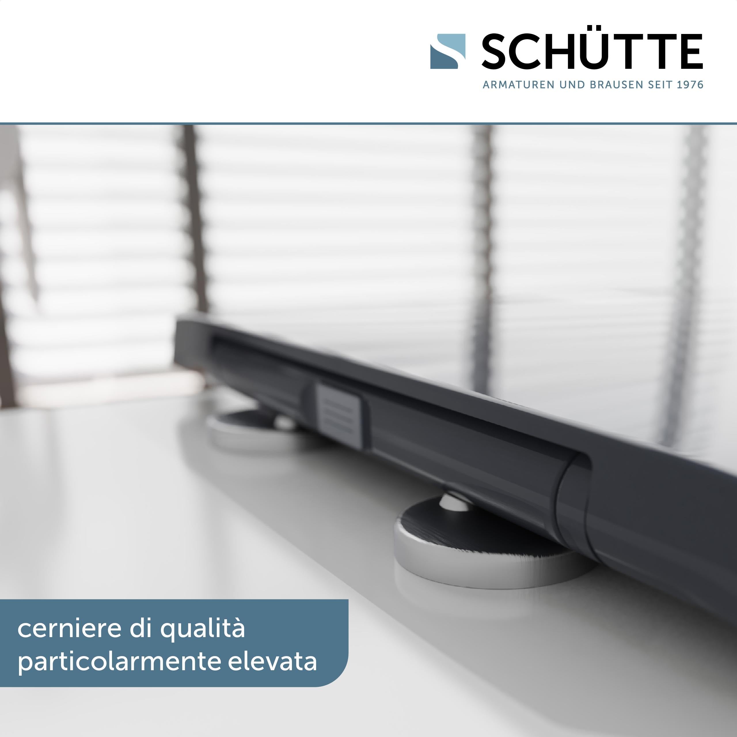 Sedile WC a forma di D con abbassamento automatico | Coperchio rimovibile in Duroplast infrangibile | Montaggio innovativo fai da te con cuscinetti adesivi | Coperchio WC e occhiali portata fino a 200