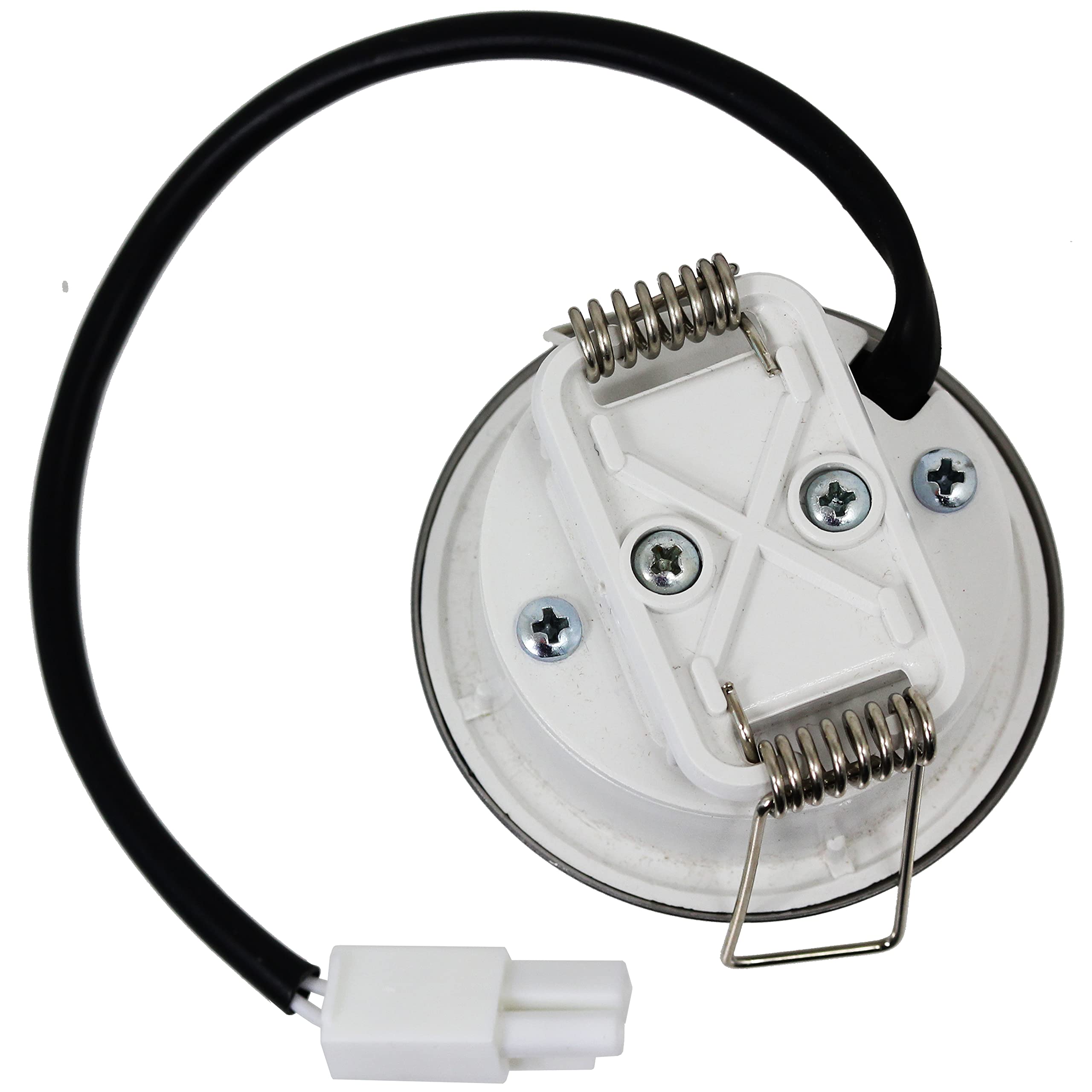 SPARES2GO Universal-Dunstabzugshaube mit LED-Licht, rund, 54,5 mm, 1,6 W, 2 Stück