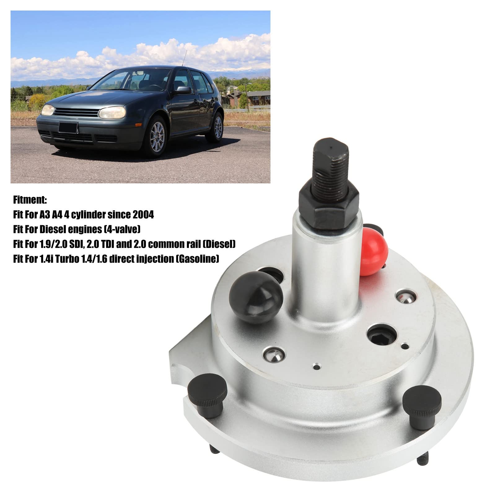 Tbest Herramienta de Eliminación de Sello Trasero del Cigüeñal, Herramienta de Instalación de Removedor de Brida de Sello Trasero del Cigüeñal T10134 para Motor Diésel 1,4/1,6 Gasolina 1,9/2,0