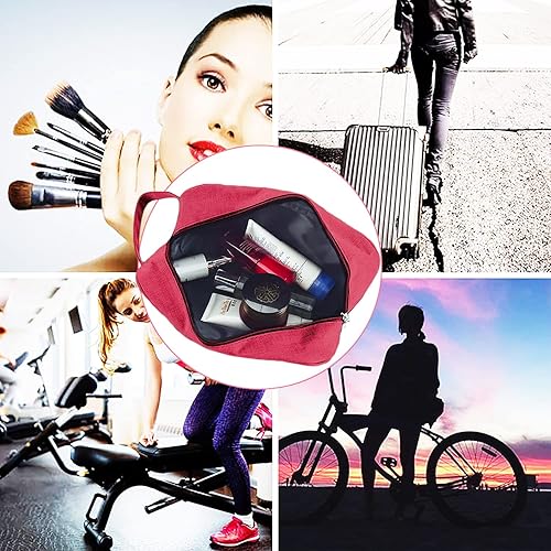 Miniatura 6 de Neceser colgante para mujer, Rojo -, Neceser colgante para maquillaje de viaje