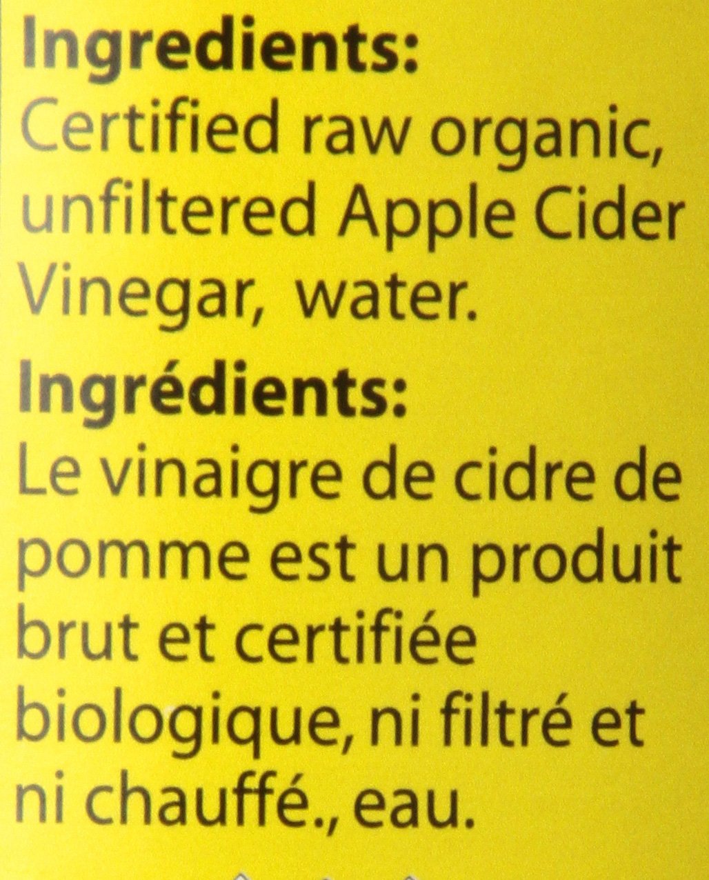 Bragg Live Food Organic Apple Cider Vinegar, 473 ml — view 5