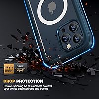 Vista 79 de Diaclara - Funda diseñada para iPhone 15 Plus de 6.7 pulgadas, transparente, cuerpo completo, con protector de pantalla, resistente de protección