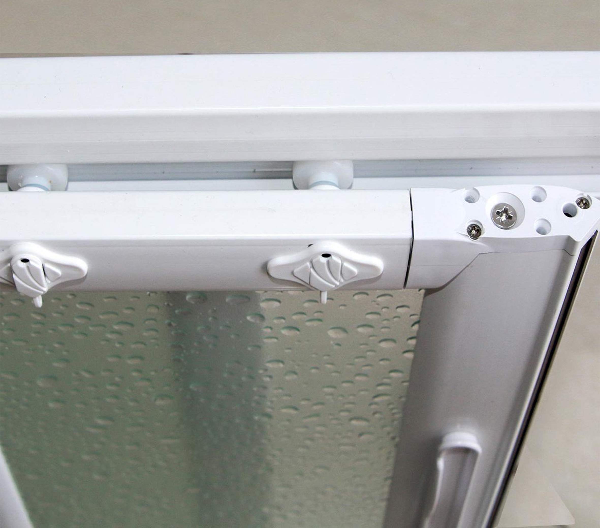 Forte Mampara de Ducha 150 CM de Acrílico Mod. Smart con Apertura Lateral
