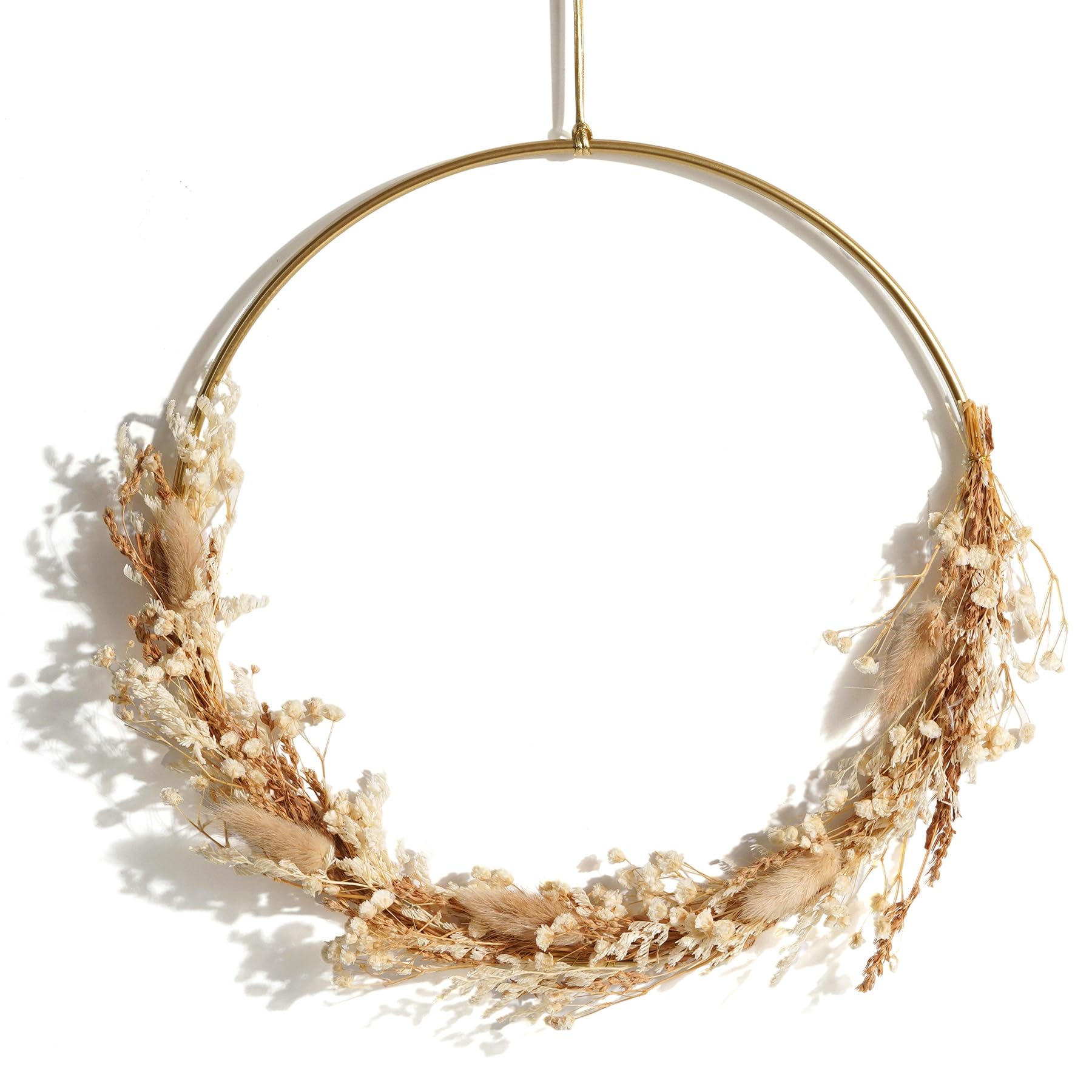 Ghirlanda Decorativa Per Parete - Corona Fiori E Foglie Artificiali | Per Soggiorno, Casa E Matrimoni - Foto 5