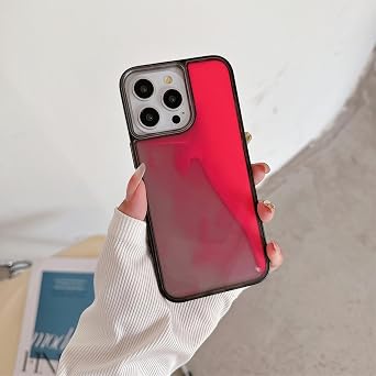 Case for iPhone 15,Fluorescent Quicksand Liquid Glow Sand Luxury Glow Noctiluncent Liquid Luminous Sand TPU+PC Protective Phone Case for iPhone 15,6.1 inch 2023 Rose