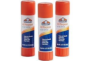 Large, Washable Elmer's Glue Sticks for Long-lasting Crafts