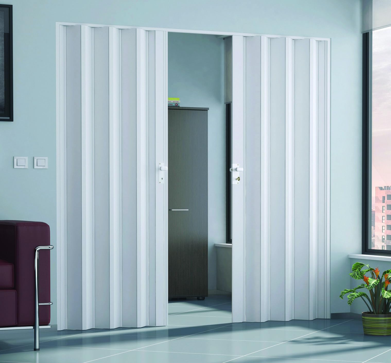 Porta a Soffietto in PVC realizzata su misura PERSONALIZZABILE