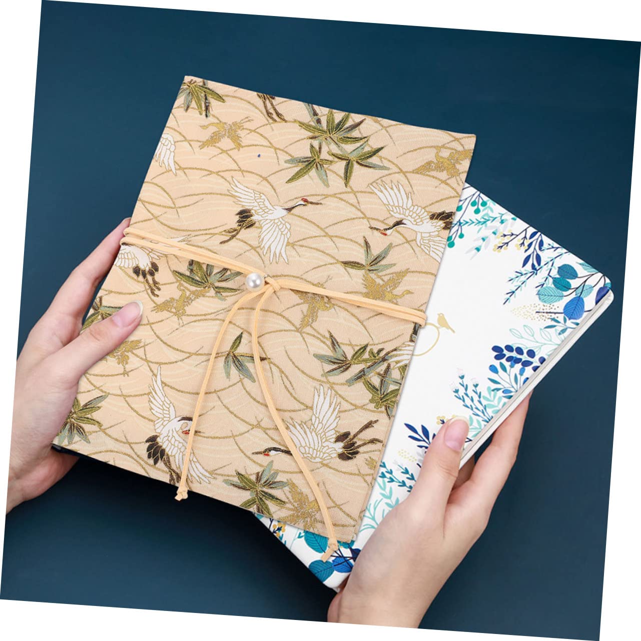 NUOBESTY 5stücke Handgemachter Buchumschlag Verstellbarem Design Dekorativem Schutz Für Schulbücher Vintage-stil Langlebig Und Funktional Für Bücherliebhaber
