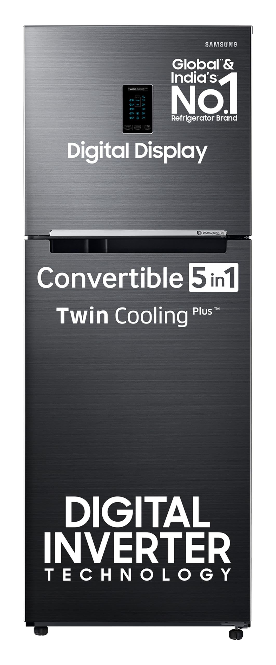 Samsung 301 L, 2 Star, Convertible 5-in-1 Digital Inverter with Display Frost Free Double Door Refrigerator (RT34C4522B1/HL, Black Matt, 2024 Model) (B0BR3Y48RS) Amazon Price History, Amazon Price Tracker
