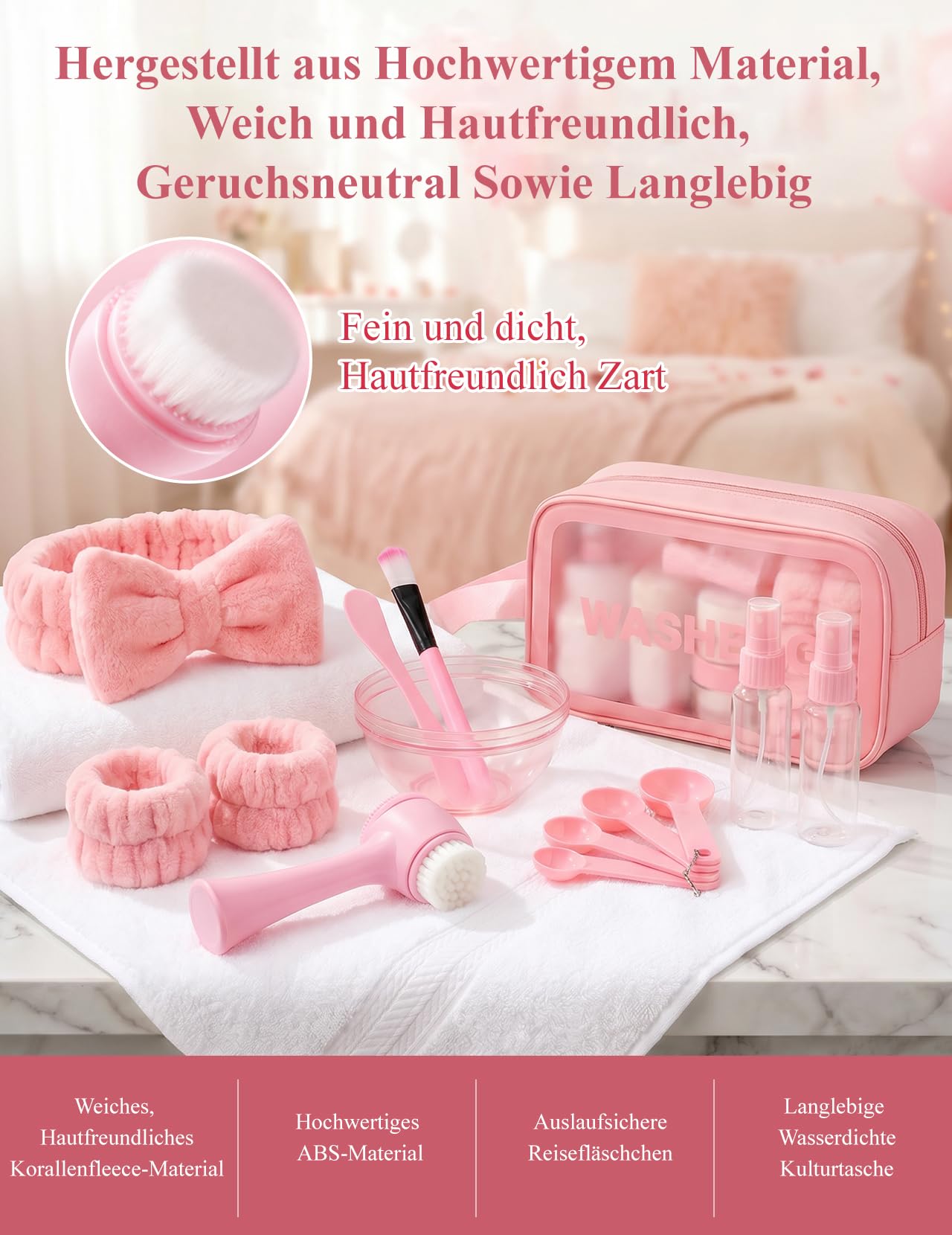 72-teiliges Geschenkset für Junggesellinnenabschiede – Armbänder und Haarbänder, ideal für Geburtstagsfeiern und Junggesellinnenabschiede von Mädchen, niedliche Partyartikel