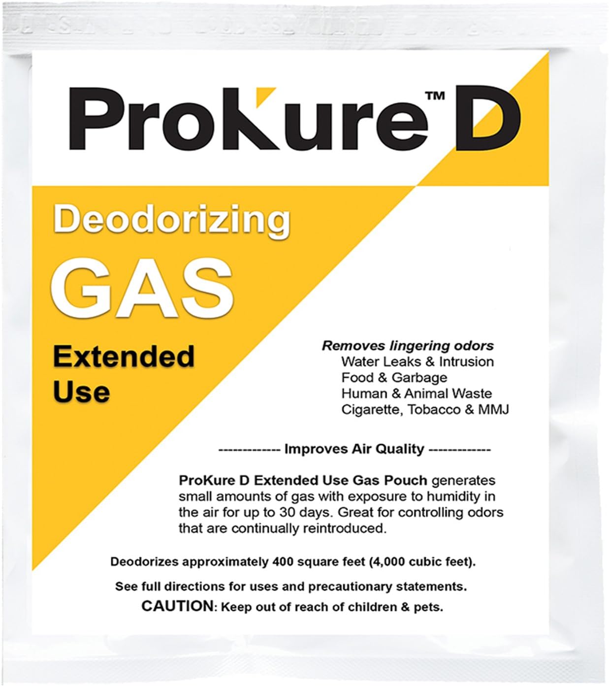 Prokure D Deodorizer Extended Use (10 grams - 1000 cu ft)