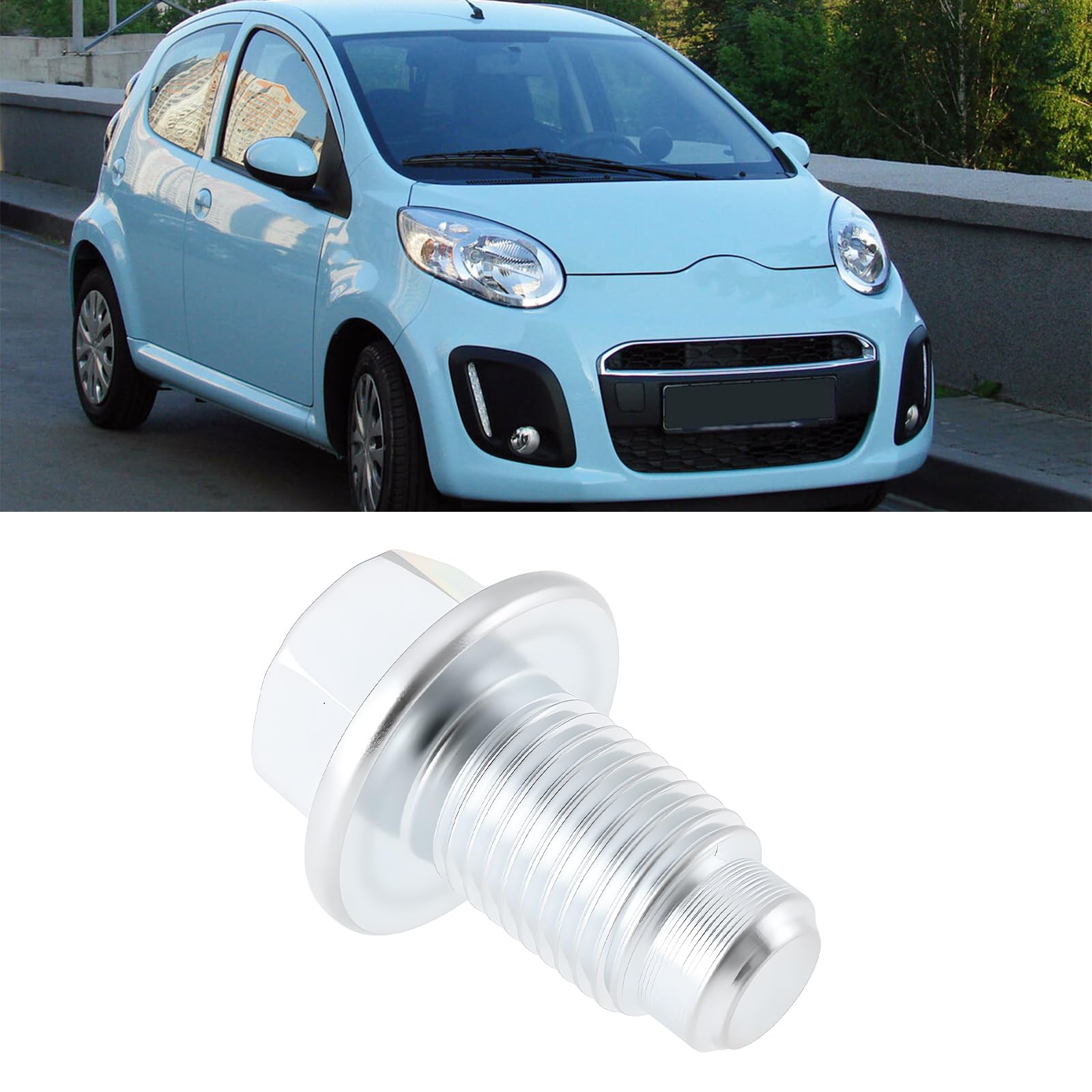 2x Bullone Per Tappo Di Scarico Dell'olio Per Auto M12x1,25 90341-12032 Compatibile Con Citroen C1 Compatibile Con Peugeot 107/108 6822.ER