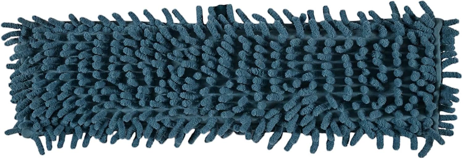 ICH SUCHE EINE IDEA, ME0071, Classic Broom Head, 25 cm, for Efficient and Ergonomic Cleaning, Compatible with Many Handles, Blue Colour, 25 x 10 x 4 cm