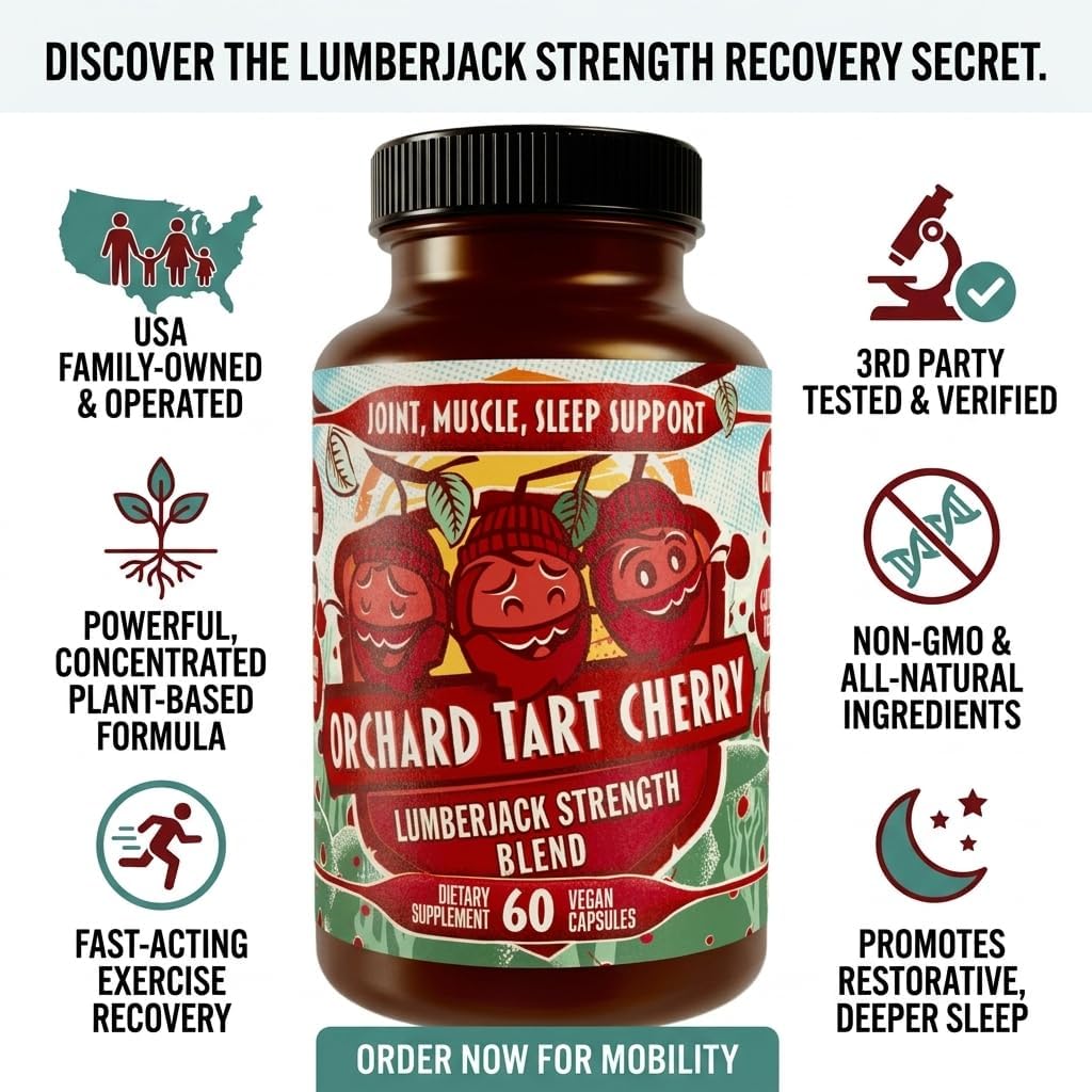 Orchard Tart Cherry - Grown in USA - Lumberjack Strength Blend