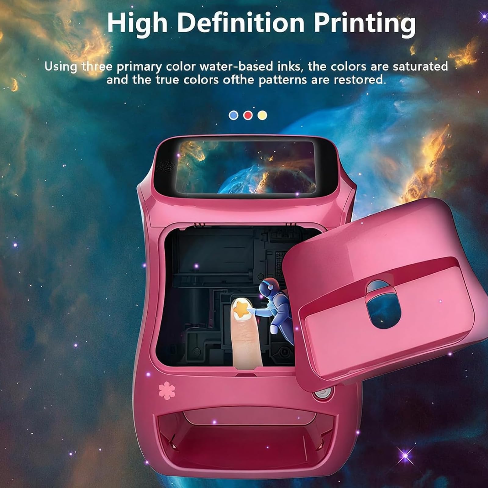 Stampante 3D per nail art, macchina automatica intelligente per unghie con touch screen, controllo app 10 s, per salone domestico