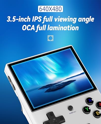 Miniatura 3 de RG35XX Plus Consola de juegos portátil, tarjeta TF 64G, sistema Linux Quad Core consola de videojuegos retro, pantalla IPS de 3.5 pulgadas, consola