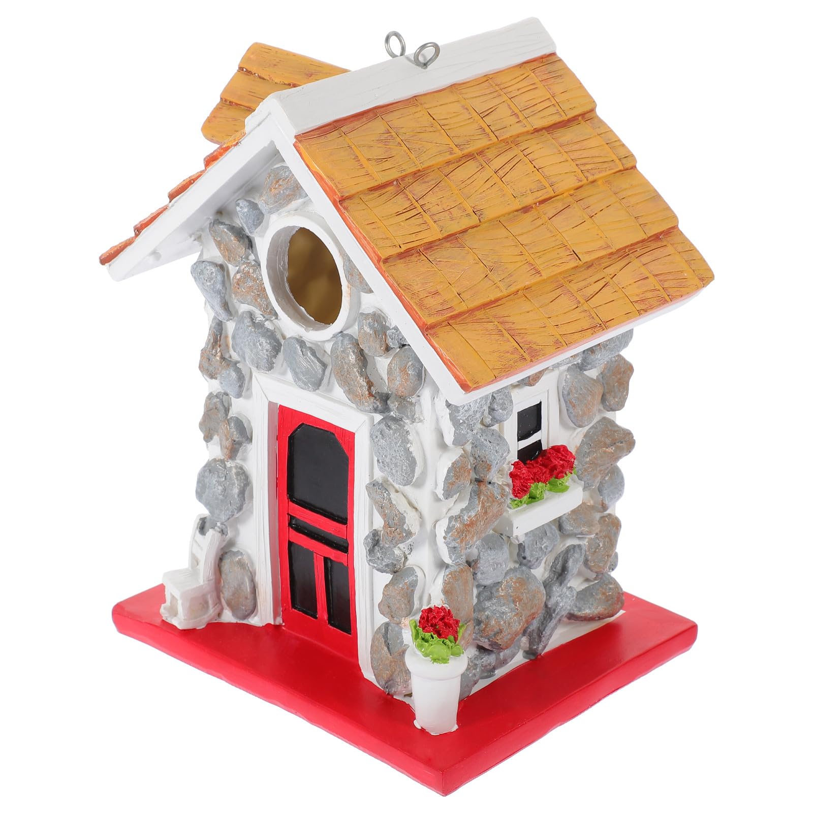 Kunstharz Hängendes Vogelhaus, Wetterfest, für Kleine Vögel